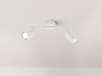 LED Deckenstrahler VANO Weiß 2-flammig, Breite 30cm