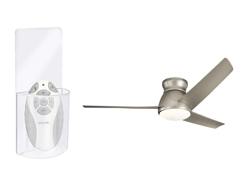 Deckenventilator Silber mit Licht, Outdoor geeignet IP44, Ø 152cm