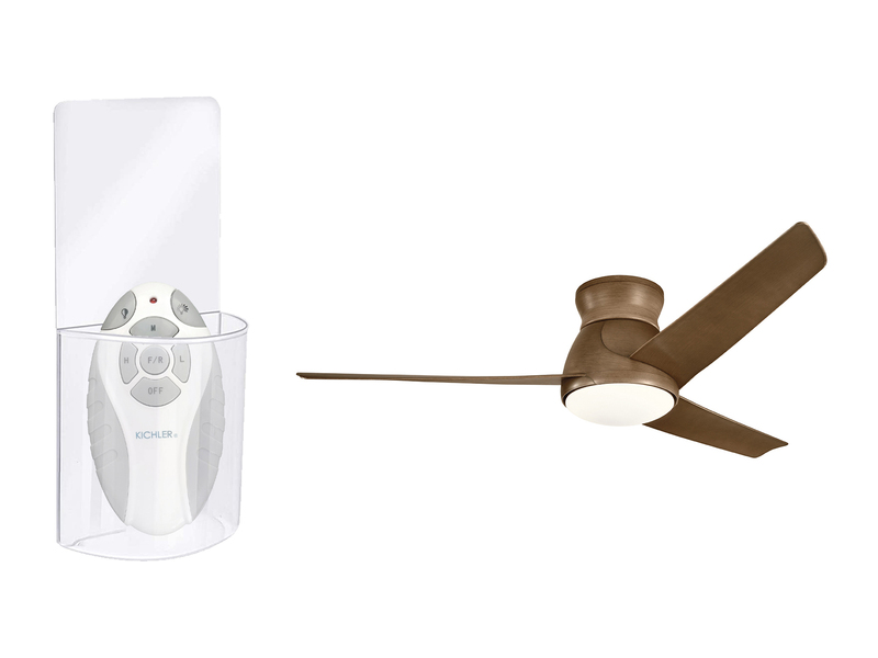 Deckenventilator Braun mit Licht, Outdoor geeignet IP44, Ø 152cm