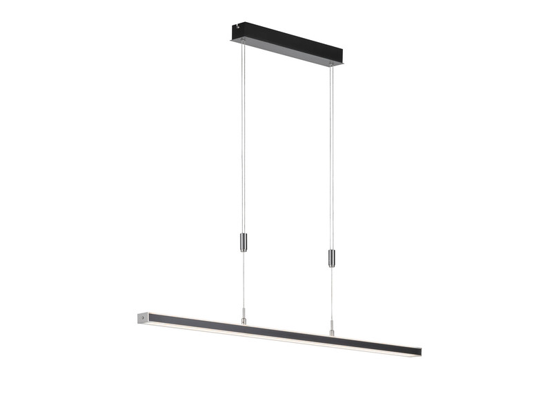 LED Pendelleuchte VITAN Schwarz dimmbar & höhenverstellbar, Breite 115cm