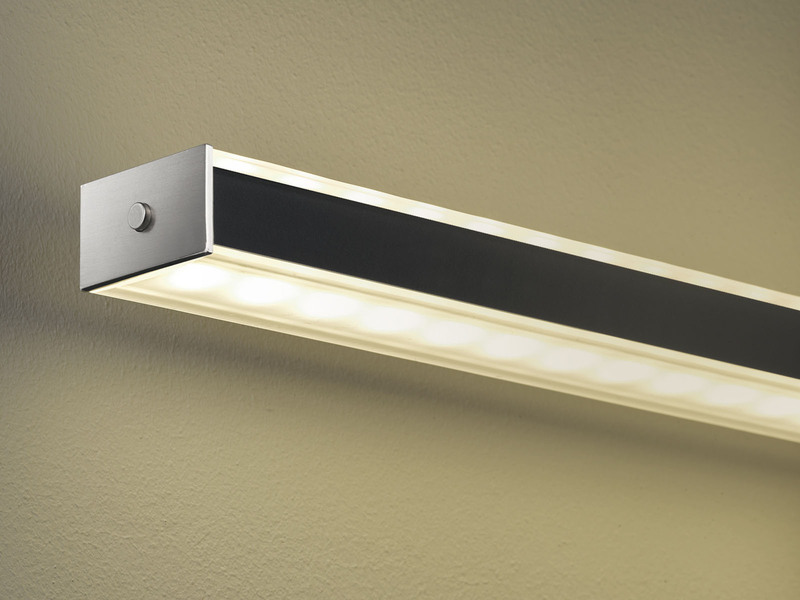 LED Pendelleuchte VITAN Schwarz dimmbar & höhenverstellbar, Breite 115cm