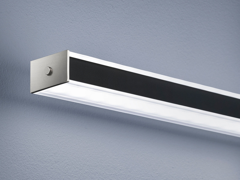 LED Pendelleuchte VITAN Schwarz dimmbar & höhenverstellbar, Breite 115cm