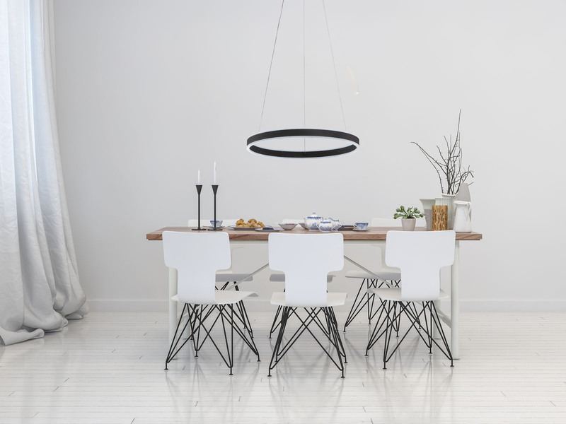 LED Tageslicht Pendelleuchte SIRKO groß mit Fernbedienung dimmbar, Ø 50cm