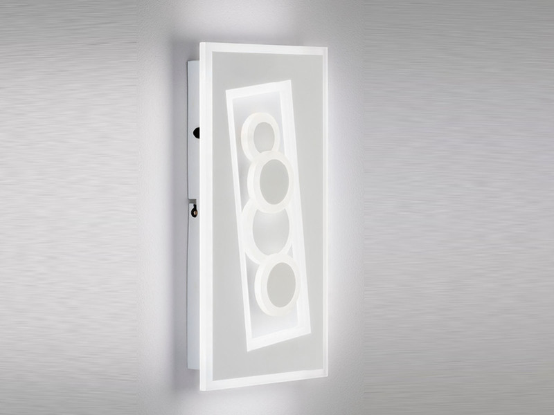 LED Wandleuchte RATIO flach dimmbar & Lichtfarbe, Höhe 38cm