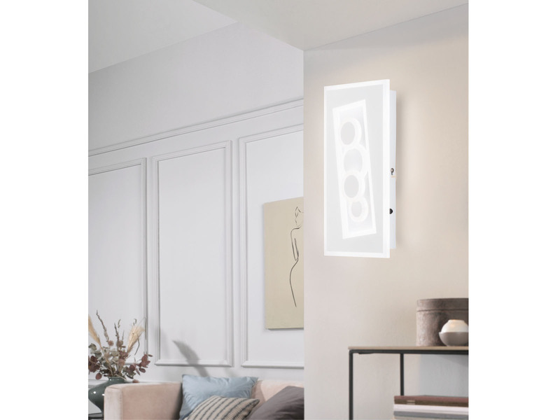 LED Wandleuchte RATIO flach dimmbar & Lichtfarbe, Höhe 38cm