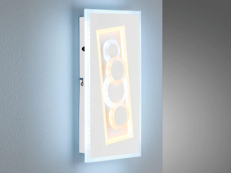 LED Wandleuchte RATIO flach dimmbar & Lichtfarbe, Höhe 38cm