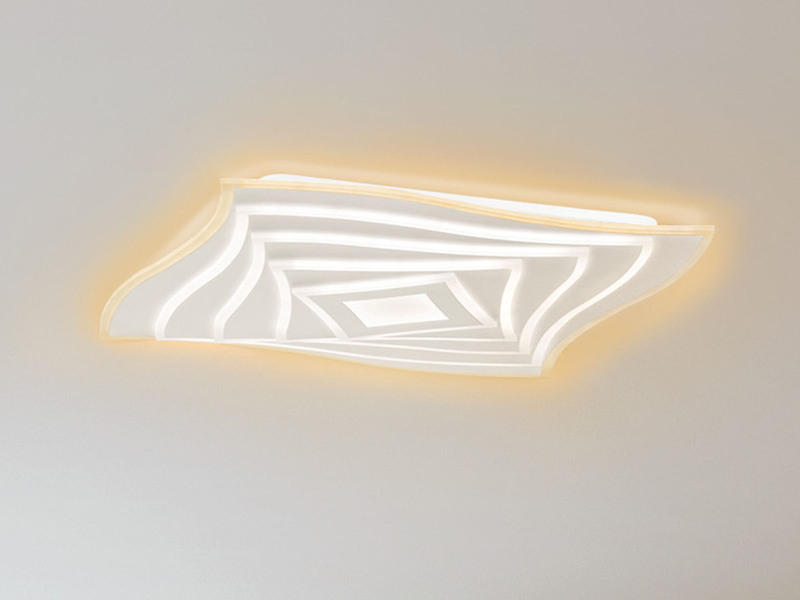 LED Deckenleuchte HERO dimmbar, Tageslicht & RGB, Quadrat 50cm