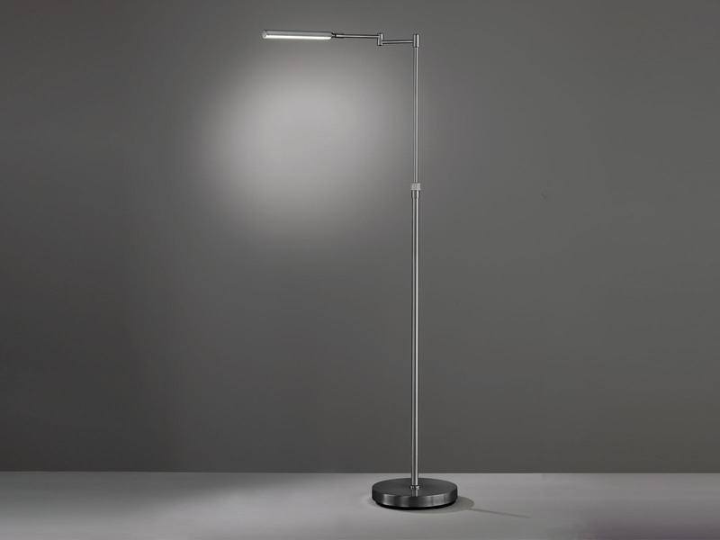 LED Stehleuchte NAMI Schwarz dimmbar & höhenverstellbar 90-130cm klein