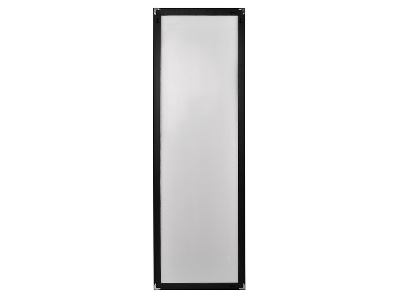 Wandspiegel JULIETTE Ganzköperspiegel Alluminium Rahmen Schwarz 50 x 150cm