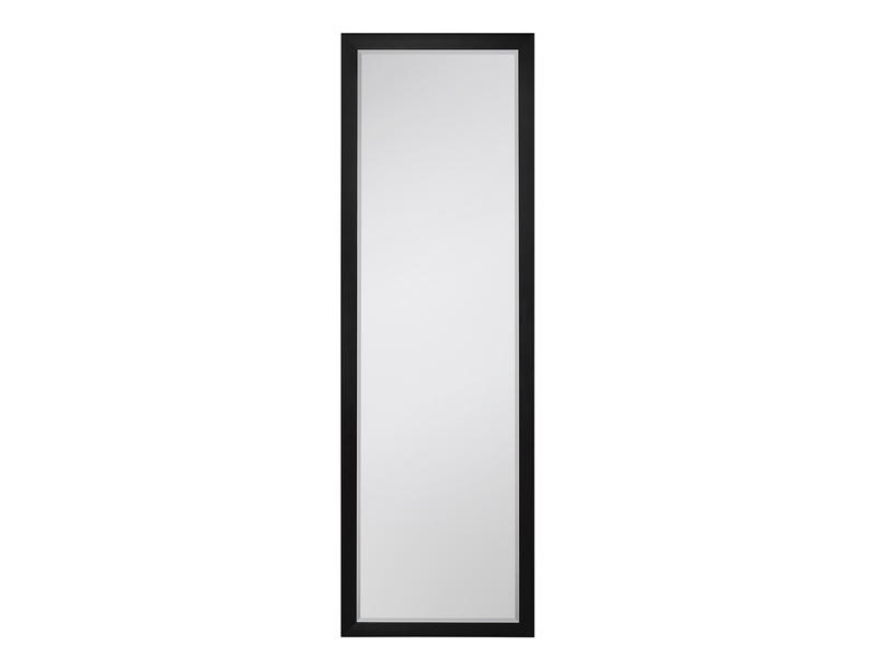 Wandspiegel JULIETTE Ganzköperspiegel Alluminium Rahmen Schwarz 50 x 150cm