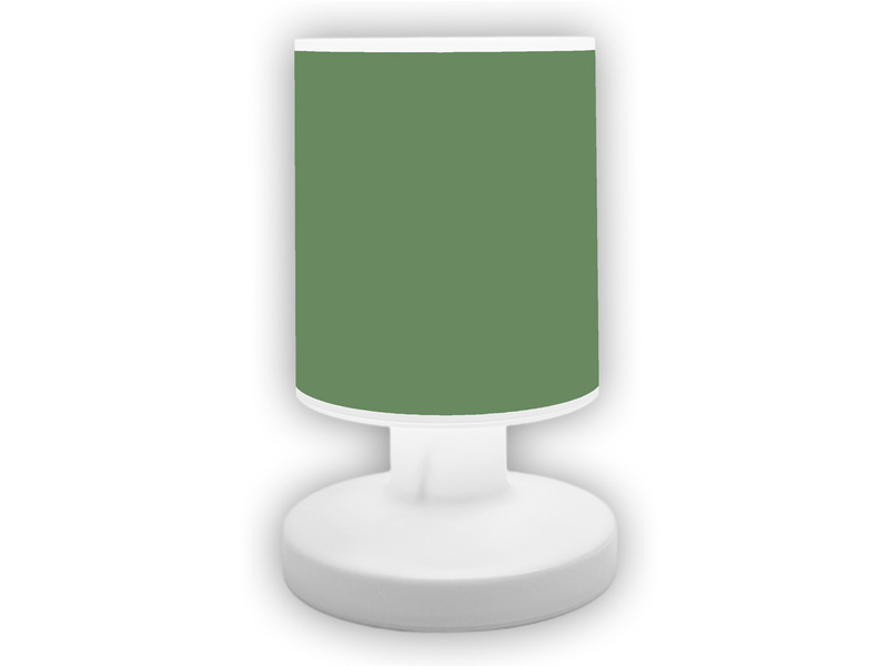LED Akku Tischleuchte mit Schirm Salbeigrün per USB aufladbar, Höhe 20cm