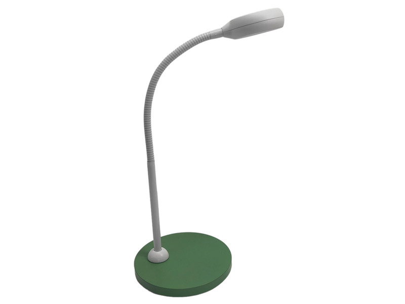 Kinder Schreibtischleuchte Grün-Grau mit Flexarm & LED-Leuchtmittel, Höhe 43cm