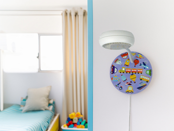 Wandlampe für Kinderzimmer mit Fahrzeug-Motiven, Flexarm, Höhe 20cm