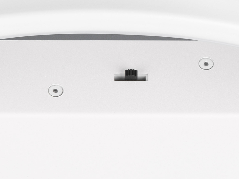 Moderne LED Deckenleuchte DARVIN dimmbar in Weiß, Breite 64cm