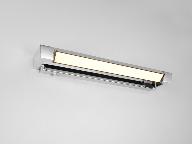 2er SET dimmbare LED Bad Spiegelleuchten schwenkbar, Chrom Breite 50cm