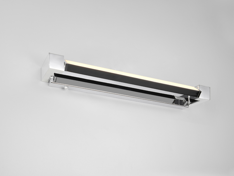 2er SET dimmbare LED Bad Spiegelleuchten schwenkbar, Chrom Breite 50cm