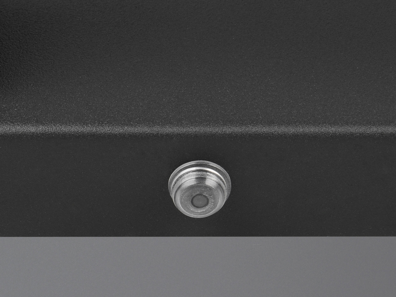 2er SET dimmbare LED Bad Spiegelleuchten schwenkbar, Schwarz Breite 50cm