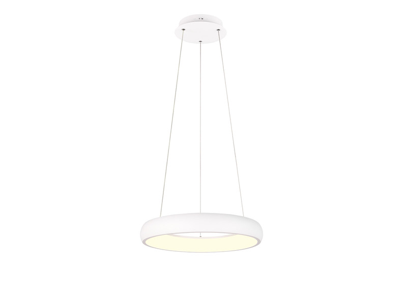 LED Pendelleuchte CARDONA Weiß, dimmbar & 3 Lichtfarben, Ø 46,5cm