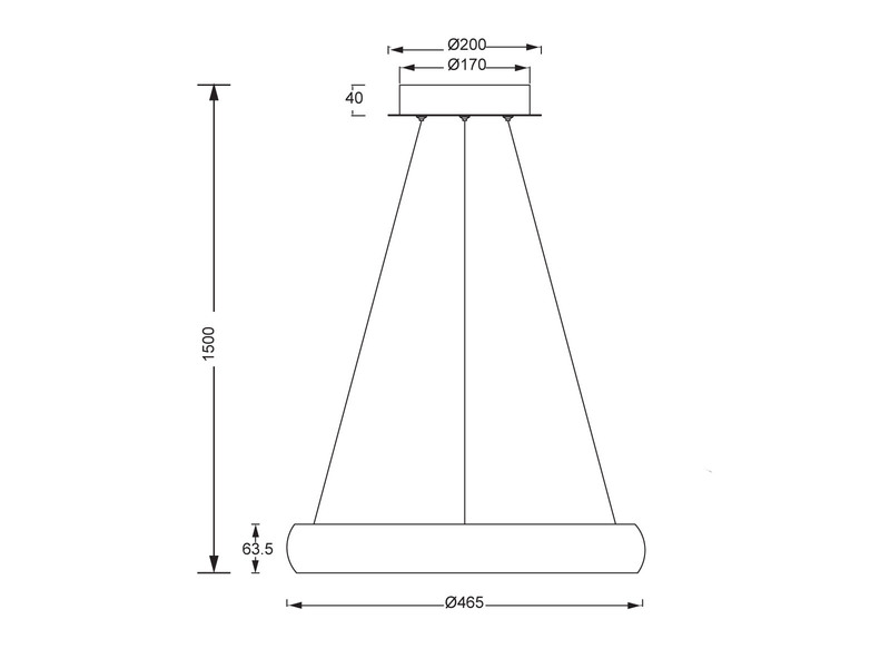 LED Pendelleuchte CARDONA Weiß, dimmbar & 3 Lichtfarben, Ø 46,5cm