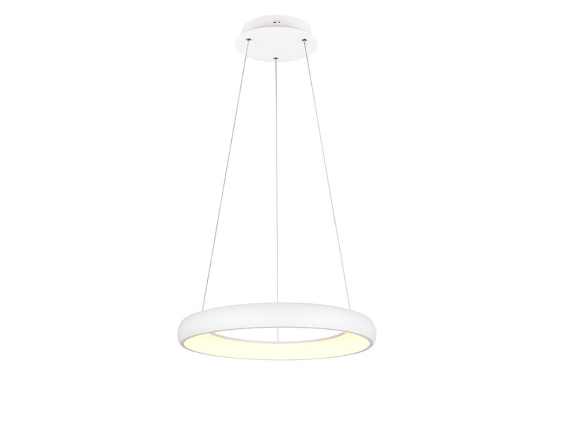 LED Pendelleuchte CARDONA Weiß, dimmbar & 3 Lichtfarben, Ø 62cm groß