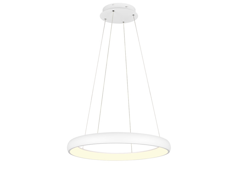 LED Pendelleuchte CARDONA Weiß, dimmbar & 3 Lichtfarben, Ø 75cm groß