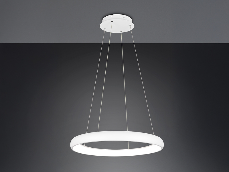 LED Pendelleuchte CARDONA groß Weiß, dimmbar & 3 Lichtfarben, Ø 75cm