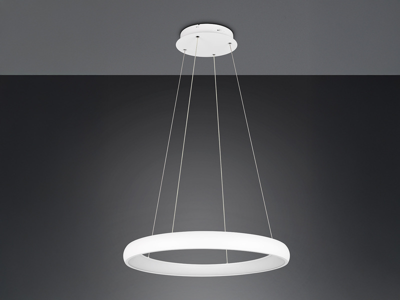 LED Pendelleuchte CARDONA groß Weiß, dimmbar & 3 Lichtfarben, Ø 75cm