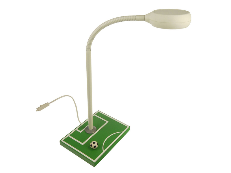LED Kinder Schreibtischlampe mit Fußballmotiv & Flexarm, Höhe 37cm