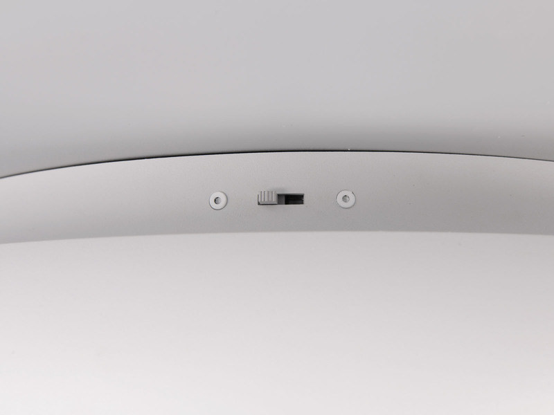 Große LED Deckenleuchte CARDONA hell & dimmbar über Schalter, Weiß rund Ø 75cm