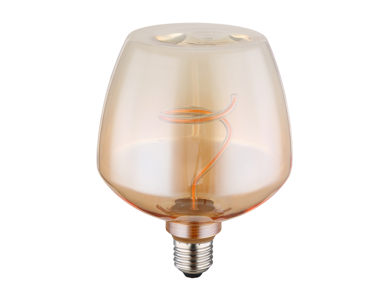 E27 Filament Deko LED - 4 Watt, 240 Lumen, 1800 Kelvin warmweiß - Ø12,3cm