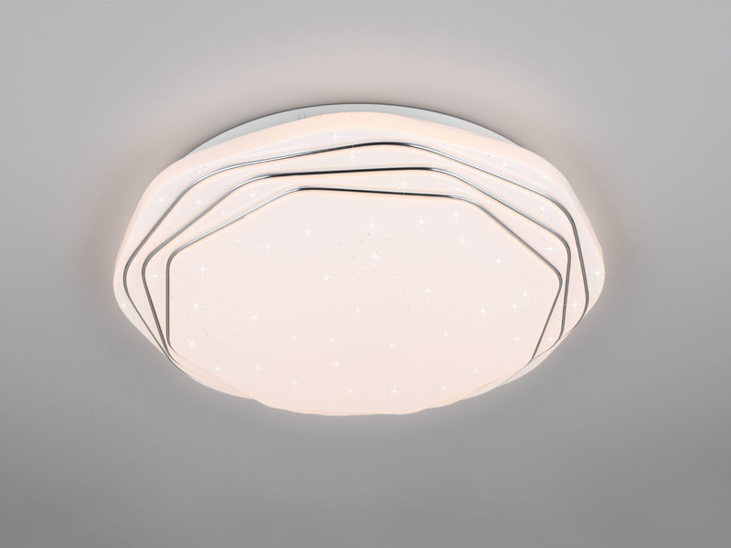 LED Deckenleuchte DIZZY mit Fernbedienung dimmbar & Sternenhimmel, Ø 38cm
