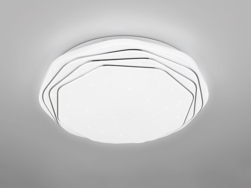 LED Deckenleuchte DIZZY mit Fernbedienung dimmbar & Sternenhimmel, Ø 38cm