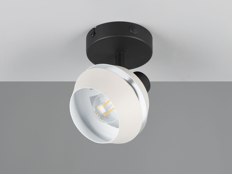 Wandstrahler & Deckenstrahler mit LED dimmbar, Spot schwenkbar, Ø 12cm