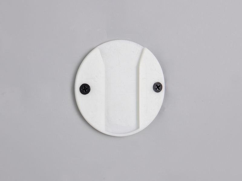 Akku Wandleuchte DAVEY aus Metall Beige per USB aufladbar Ø 15,5cm