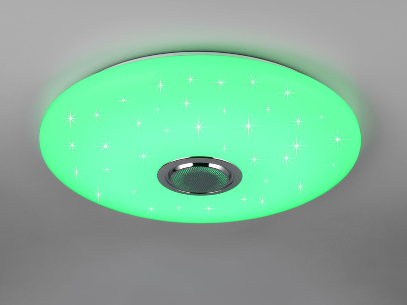 LED Deckenleuchte MUSICA mit Lautsprecher Farbwechsel & Fernbedienung, Ø 58cm