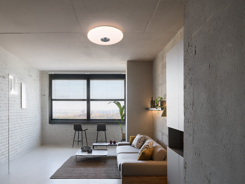 LED Deckenleuchte MUSICA mit Lautsprecher Farbwechsel & Fernbedienung, Ø 58cm