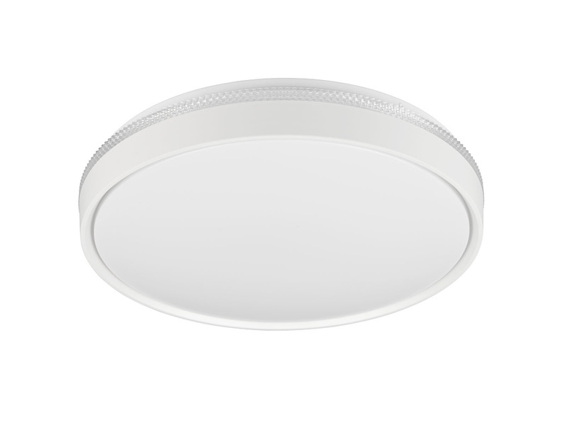 LED Deckenleuchte SPACY Weiß mit Fernbedienung & Tageslicht, Ø 47cm