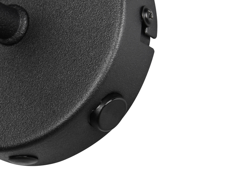 LED Wandleuchte mit Schalter & Korb Lampenschirm aus Bambus, Höhe 30cm