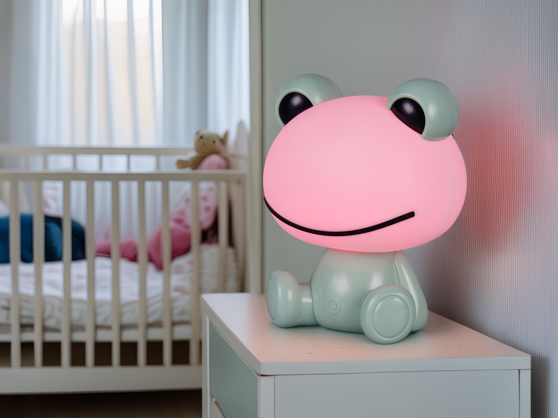 Ausgefallene USB Tischlampe HOPPER mit RGB Farbwechsel, Grün Höhe 24cm