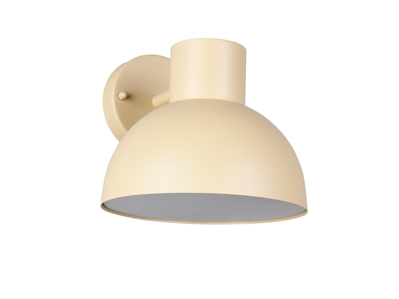 LED Downlight Außenwandleuchte Retro Style Beige, Ø 20cm