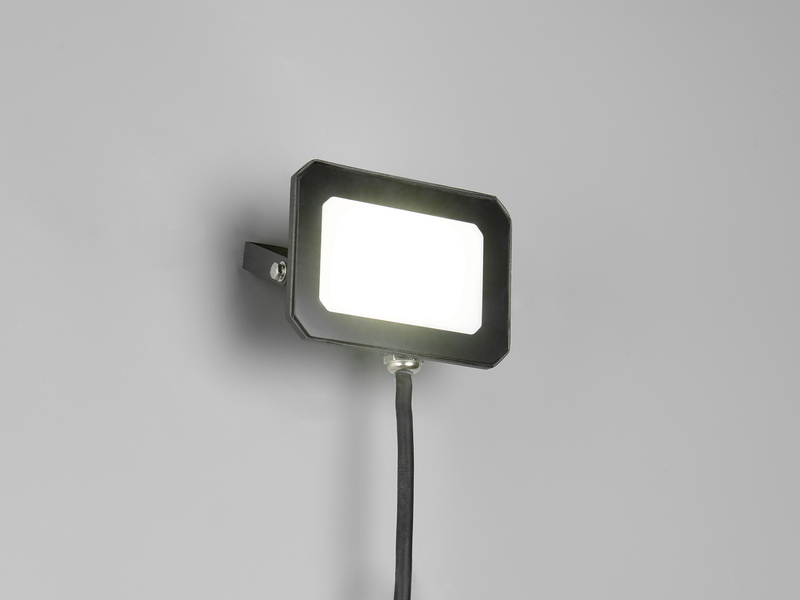 LED Flutlichtstrahler FUNCHAL 20W Aluminium Schwarz, IP65, Breite 12cm
