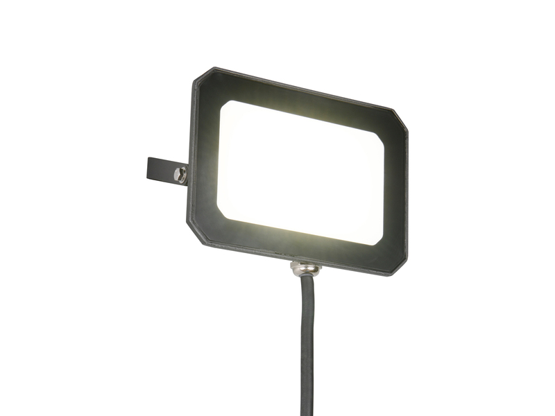 LED Flutlichtstrahler FUNCHAL 30W Aluminium Schwarz, IP65, Breite 14,5cm