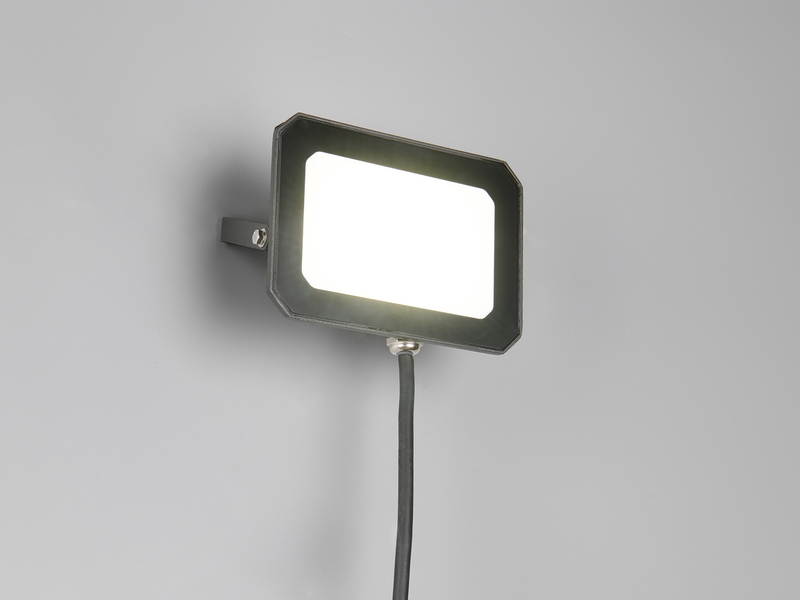 LED Flutlichtstrahler FUNCHAL 30W Aluminium Schwarz, IP65, Breite 14,5cm