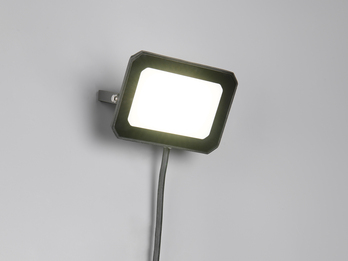 LED Flutlichtstrahler FUNCHAL 30W Aluminium Schwarz Schutzart IP65, B: 14,5cm