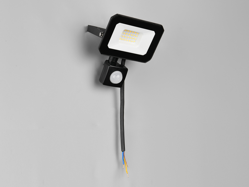 LED Flutlichtstrahler FUNCHAL 20W mit Bewegungsmelder, IP44, Breite 12cm
