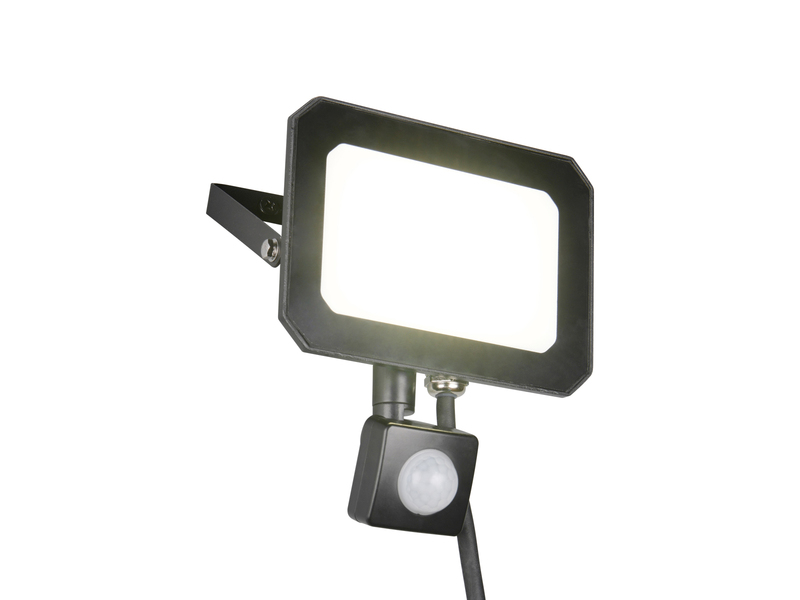LED Flutlichtstrahler FUNCHAL 30W mit Bewegungsmelder, IP44, Breite 14,5cm