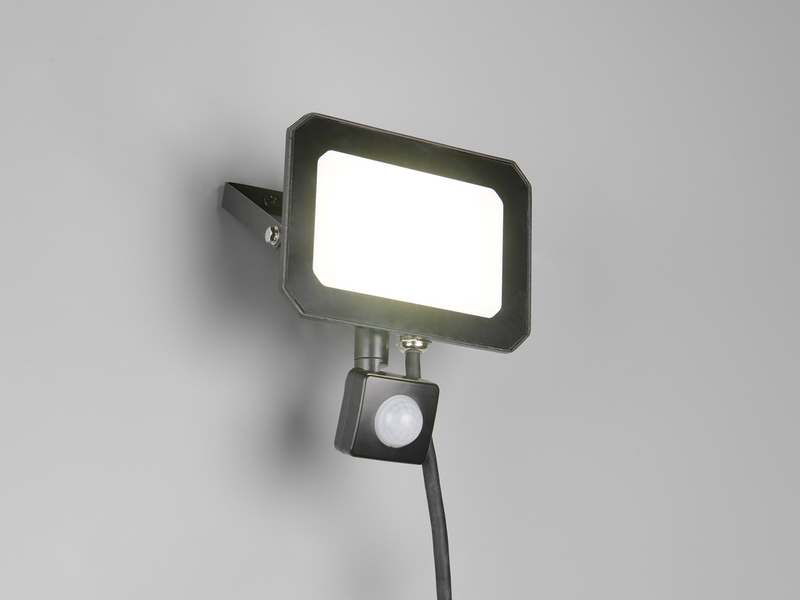 LED Flutlichtstrahler FUNCHAL 30W mit Bewegungsmelder, IP44, Breite 14,5cm