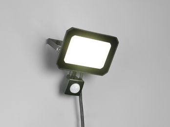 LED Flutlichtstrahler FUNCHAL mit Bewegungsmelder, 30W, IP44, Breite 14,5cm