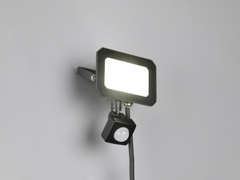 LED Flutlichtstrahler mit Bewegungsmelder 20W, IP44, Breite 12cm - Anschlussbox