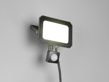 LED Flutlichtstrahler mit Bewegungsmelder 30W IP44, Breite 14,5cm - Anschlussbox